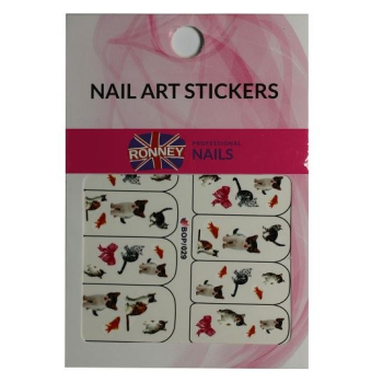 RONNEY - Naklejki wodne na paznokcie NAILART STICKERS RN 174     !